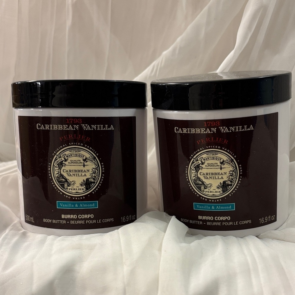 *New* Perlier Caribbean Vanilla Body Butter Set of 2 - Picture 3 of 3